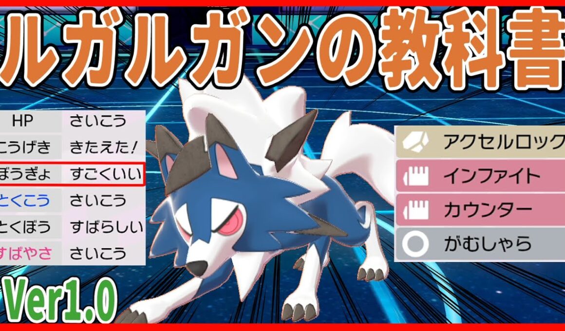 ルガルガン使いによる、ルガルガンの教科書Ver.1.0【ポケモン剣盾】