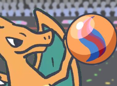 メガストーンを間違えたリザードン