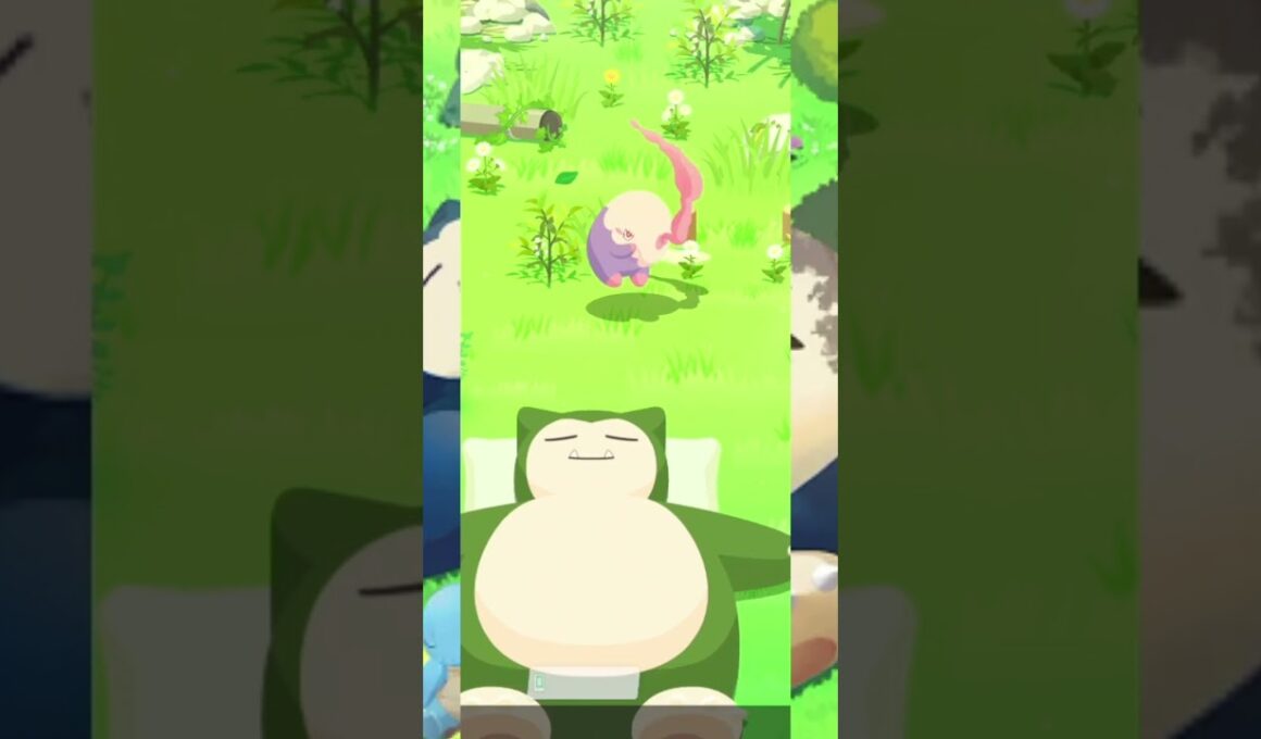 【ポケモンスリープ】　ムシャーナ　かおごしごし寝　【Pokémonsleep】