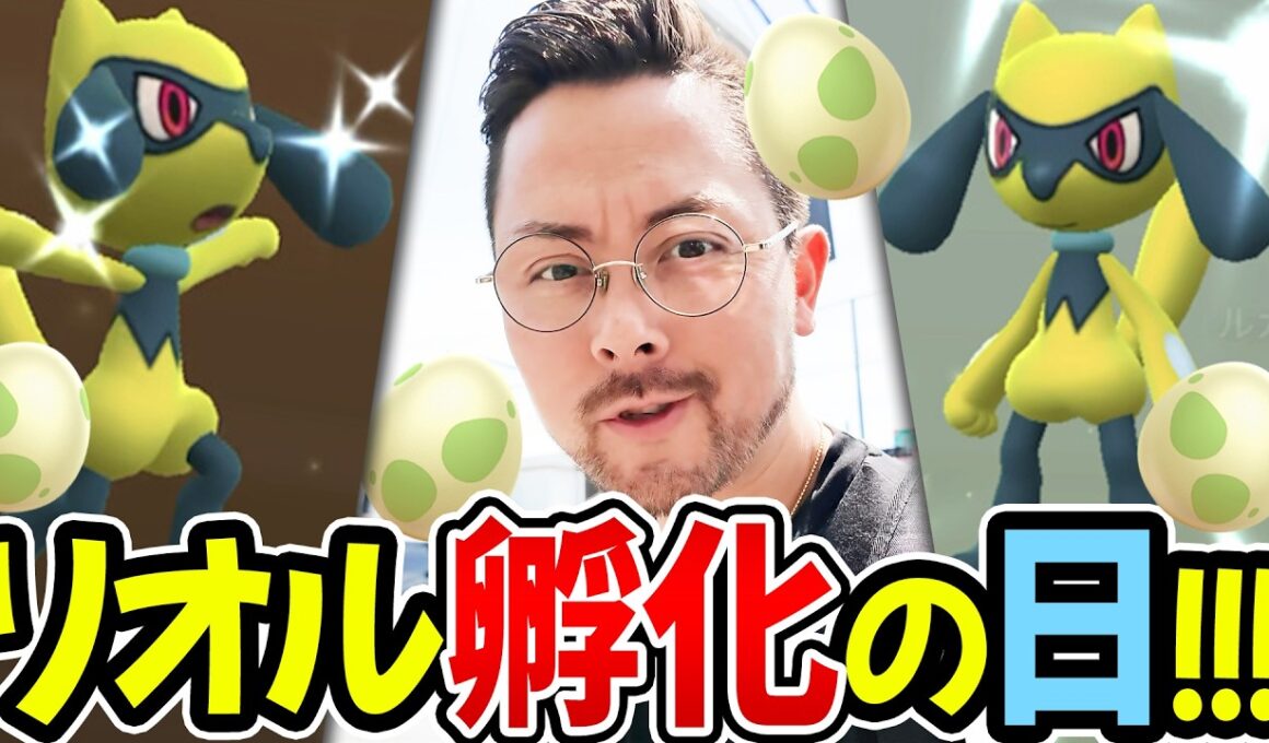 リオル孵化の日！色違い爆発！？目指せ100匹！この個体値は？！【ポケモンGO】