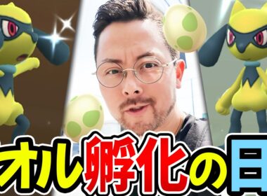 リオル孵化の日！色違い爆発！？目指せ100匹！この個体値は？！【ポケモンGO】