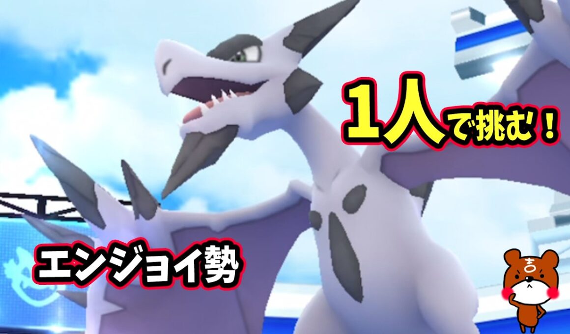 【ポケモンGO】ソロでメガプテラレイド攻略！メガレイドもはがね＆でんきで弱点をついて対策