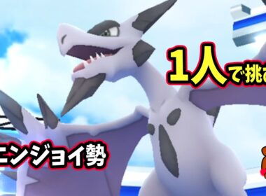 【ポケモンGO】ソロでメガプテラレイド攻略！メガレイドもはがね＆でんきで弱点をついて対策