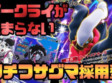 新環境もダークライ！！  タチフサグマと相性良すぎて最強クラス！