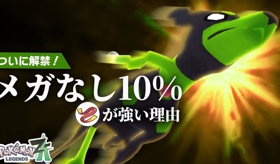 【衝撃の事実】弱いと思われたジガルデ、答えは“メガじゃなく10％”でした【ポケモンZ-A】