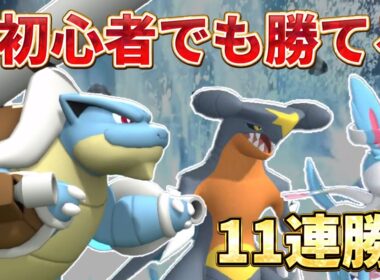 【11連勝】初心者でも簡単！上から高火力で押し切るメガカメックス構築紹介【ポケモンチャンピオンズ】