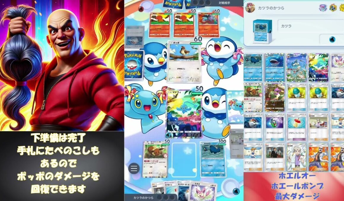 【ポケポケ】ホエルオーで最大ダメージ出してみた