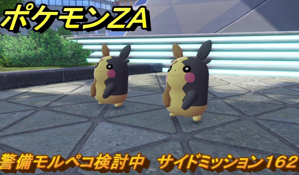 ポケモンＺＡ　警備モルペコ検討中　サイドミッション１６２　＃７０５　【DLC「M次元ラッシュ」】