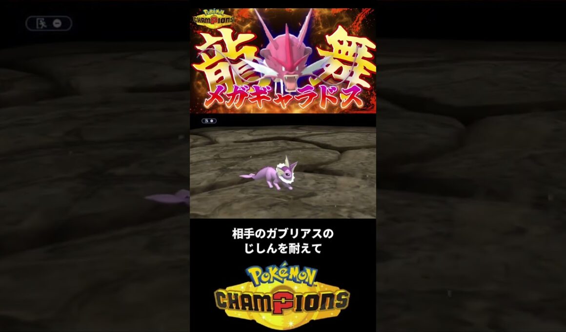 初手龍舞！！！ #ポケモン #ポケモン統一パ #ポケモンチャンピオンズ #ポケチャン #メガギャラドス