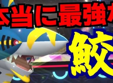 超火力で環境にも刺さるメガサメハダーを見よ！ガブリアスに並ぶ最強火力を超高速から叩き込む【Pokemon Champions】