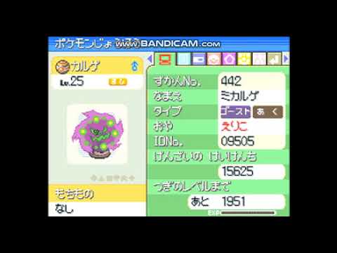 【ゴジャボでミカルゲ】　みたまのとう　ポケモン　ダイヤモンド・パール・プラチナ