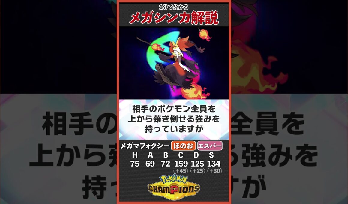 カロス御三家の星！メガマフォクシーを知っておこう