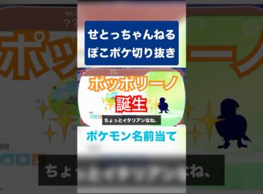 【ぽこポケ】ポッポの進化系ポッポリーノ爆誕🤣〜ポケモンシルエット名前当て〜（せとっちゃんねるぽこポケ配信切り抜き）
