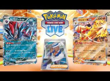 【ポケカ】Nのゾロアークexの相方はバシャーモexかもしれないと聞いて【PTCGL】