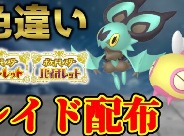 【ダブル配布】 色ノコッチ＆色オンバット 色レイド配布 shiny raid 【ポケモンSV】#参加型配信