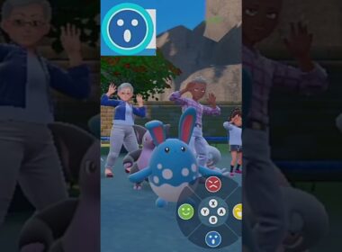 【マリルリ】ポケモンエクササイズ【パルデア図鑑No.48】#Shorts