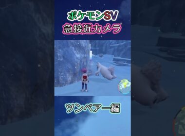 【ポケモンSV】回り続けるツンベアーにｳｪｰｲwwみたいなテンション感で近づき離れるだけの動画 #ポケモン #ポケモンsv #ツンベアー #shorts