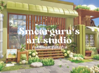 ぽこあポケモン | ドーブル先生のアトリエをつくる | 豆腐建築 | How to Build an art studio for Smearguru | Easy Build ! | Pokopia