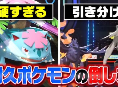 これを見ればもう「受け」で詰みません。初心者必見の『耐久ポケモンの倒し方』講座！