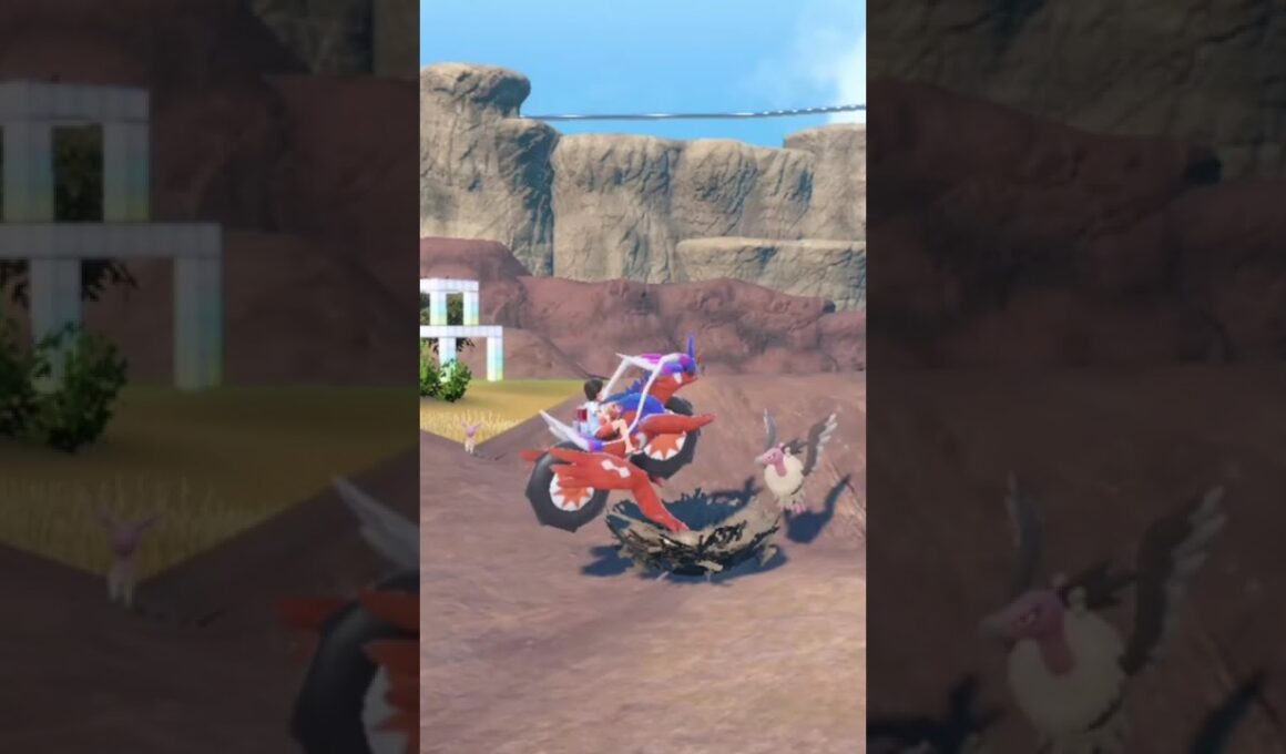 巣で遊んでたら バルジーナ に怒られました #shorts #ポケモンsv #碧の仮面 #碧の円盤