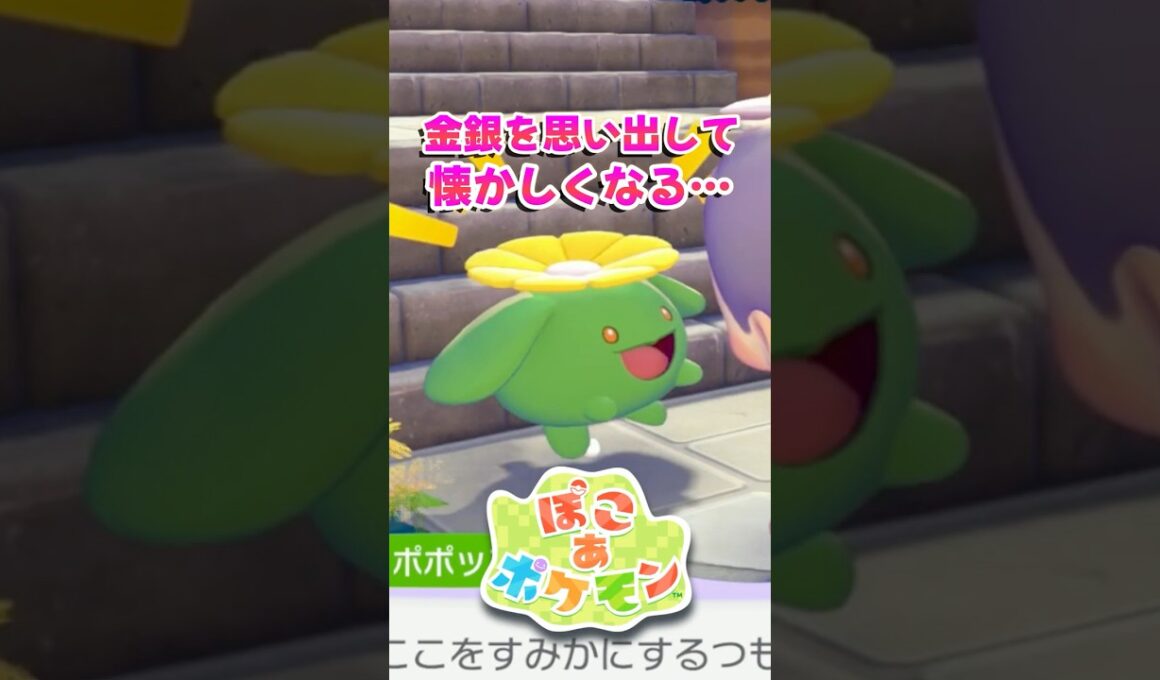【ぽこポケ】金銀勢なら分かる懐かしい気持ち…!? 期間限定ポケモンとアイテムが入手できるハネッコイベントでポポッコをGET!!【切り抜き】 【ぽこあポケモン】#shorts