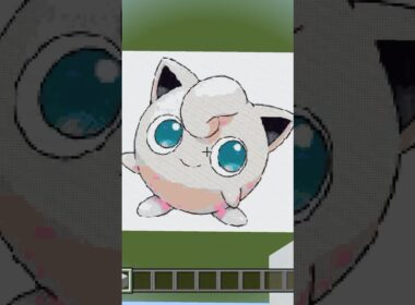 〇〇した人のプリン#Minecraft#マイクラ #マインクラフト #ピクセルアート #ポケモン#プリン# shorts