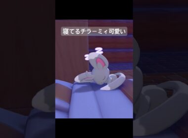 【ぽこポケ】ベッドで寝てるチラーミィ可愛い #ぽこあポケモン #ポケモン #pokemon 【ぽこあポケモン】