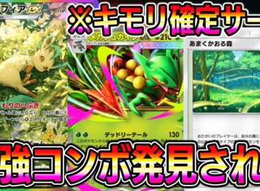 【緊急】最強コンボ発見される。高確率イーブイスタート＆キモリ確定サーチ。あまりにも天才すぎるデッキ。【ポケポケ】【Pokémon Trading Card Game Pocket】メガジュカインデッキ