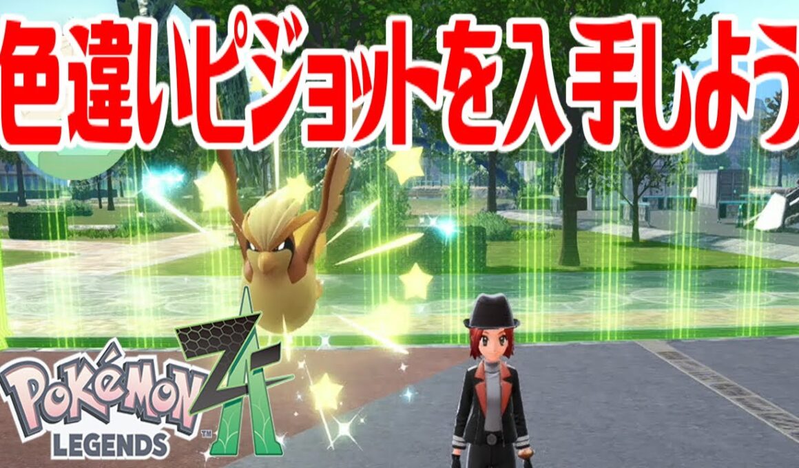 【ポケモンZ A】色違いピジョットを入手しよう 進化入手【Pokémon LEGENDS Z A】