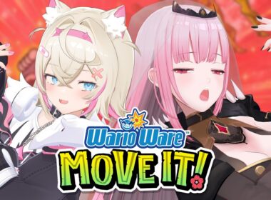 【WarioWare: Move It!】light pink collab in 3D!! with mococo!! #calliolive