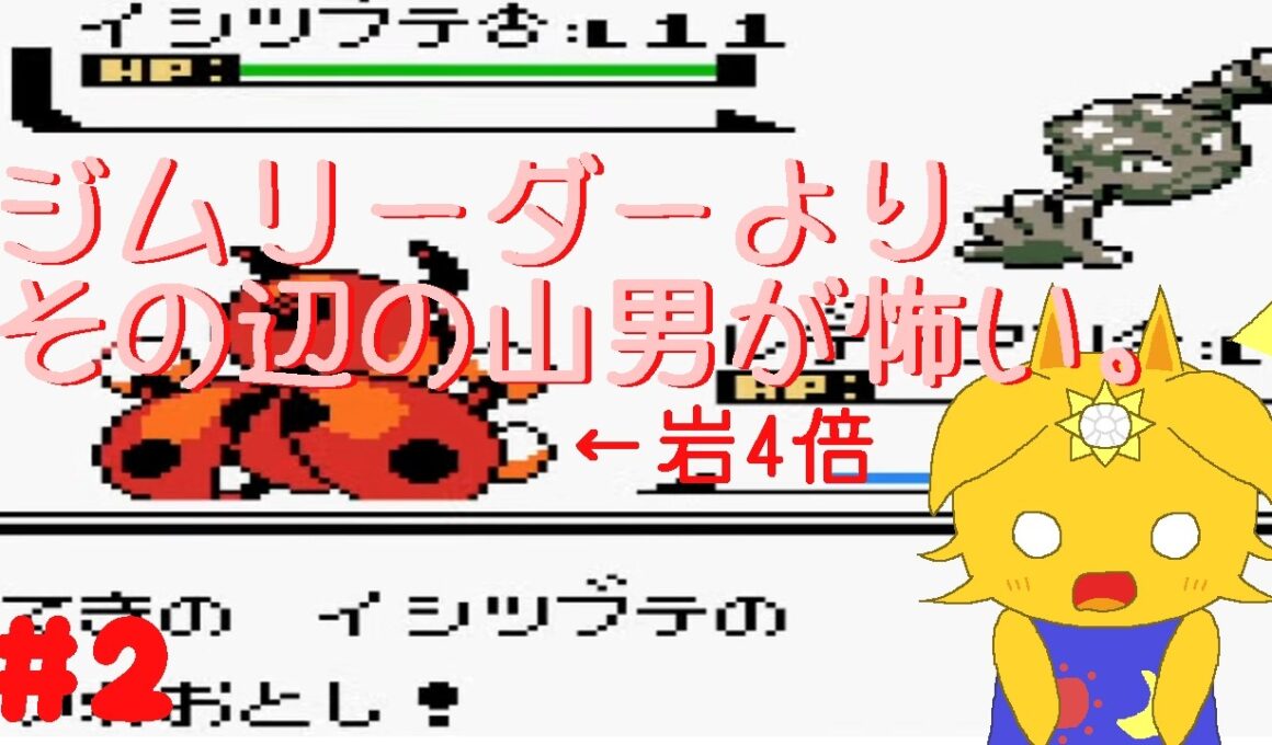 レディアンと輝きたいポケモン銀#2「ジムリーダーよりその辺の山男が怖い。」