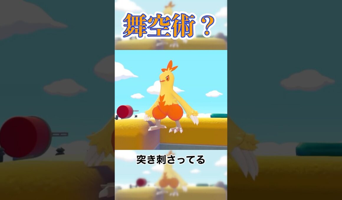 舞空術？ #ポケモン  #ぽこあポケモン #ワカシャモ