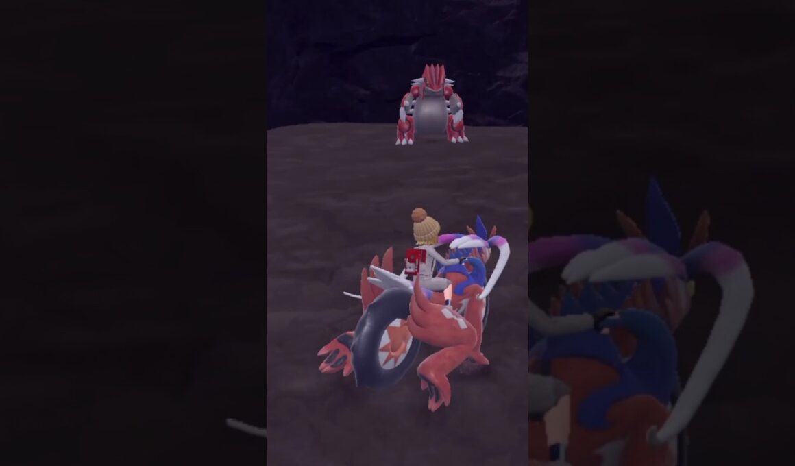 【ポケモンSV/藍の円盤】グラードンの出現場所はここ✨#pokemon #ポケモンsv #藍の円盤 #ポケモンスカーレット #ゲーム実況 #伝説ポケモン #shorts