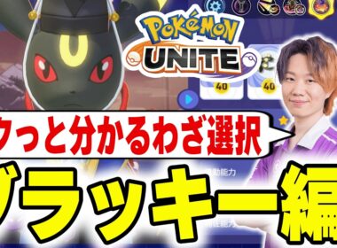 【ポケモンユナイト】構成別わざ選択完全ガイド｜初心者が最初に覚えるべき判断基準～ブラッキー編～