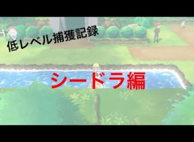 【低レベル捕獲記録】No0117 シードラ編