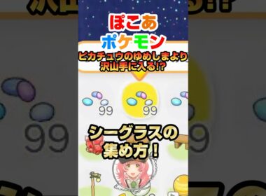 【ぽこあポケモン】ピカチュウの島より沢山手に入る!?シーグラスの集め方！