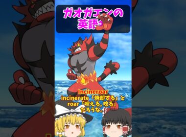 “DD” は英語だと？ガオガエンの英語名！