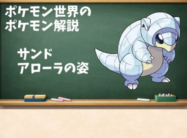 0027 2 サンド（アローラのすがた）と白雪の外皮、あるいは環境が書き換える設計図