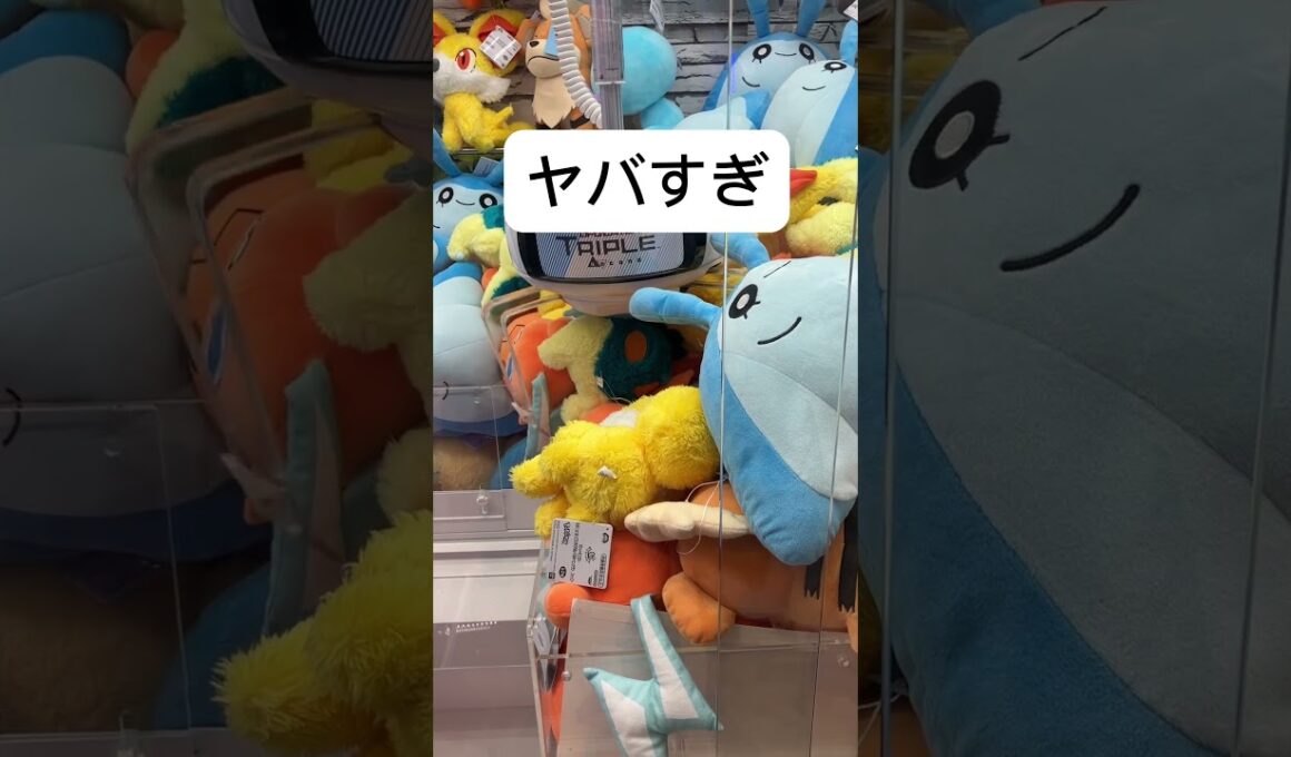 こんなお店増えてほしい！　#クレーンゲーム #ufoキャッチャー #ユーフォーキャッチャー #ゲームセンター #games #pokemon #ポケモン#ポケットモンスター#ロトム#ヒノアラシ