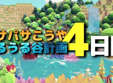 【ぽこ あ ポケモン】パサパサこうやをうるうる谷にする 4日目