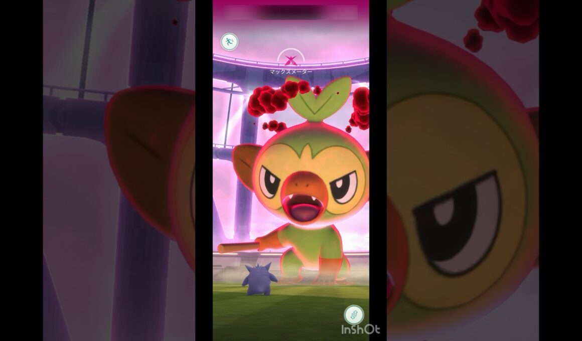 マックスバトル「 ダイマックス サルノリ 」【 ポケモンgo 】仕草はデカくなってもかわいいね #ポケモン #pokemon #ポケモンgo #pokemongo #サルノリ