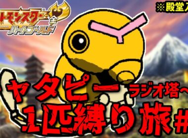 【ポケモンHGSS】キャタピー1匹縛り旅！#4