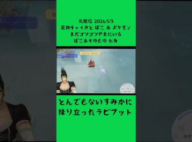 とんでもないすみかに降り立ったラビフット《花畑チャイカ/にじさんじ》#shorts #にじさんじ #切り抜き #ぽこあポケモン #花畑チャイカ #チャイカデラックス #切り抜き #ラビフット
