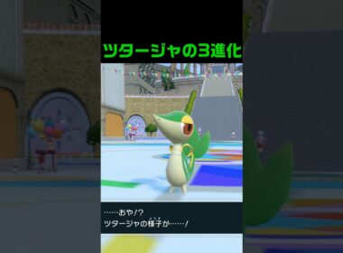ツタージャの3進化 #ふいしんく #pokémon