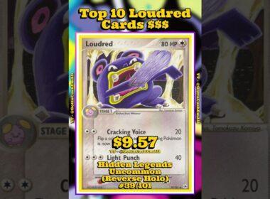 Top 10 Rarest Loudred Pokémon Cards! 🔊💥 #pokemon #top10 #tcg #pokémon #pokemoncards #pokemontcg