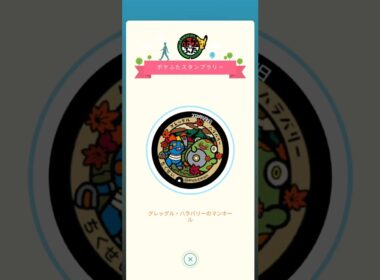 【ポケふたスタンプラリー】 グレッグル と ハラバリー のマンホール 頂きました( *˙ω˙*)و ｸﾞｯ!