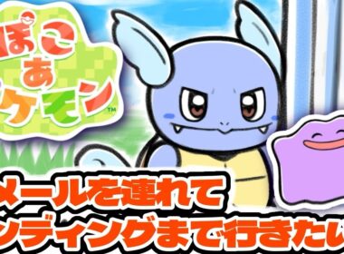 カメールといっしょにエンディングを迎えたいぽこ あ ポケモン配信