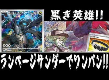 【ポケカ対戦】実質ミュウVMAX！？『Nのゼクロム(Nのゾロアークex)』デッキレシピ有【エクストラ/MEGAドリームex/しょこらてぃえ】