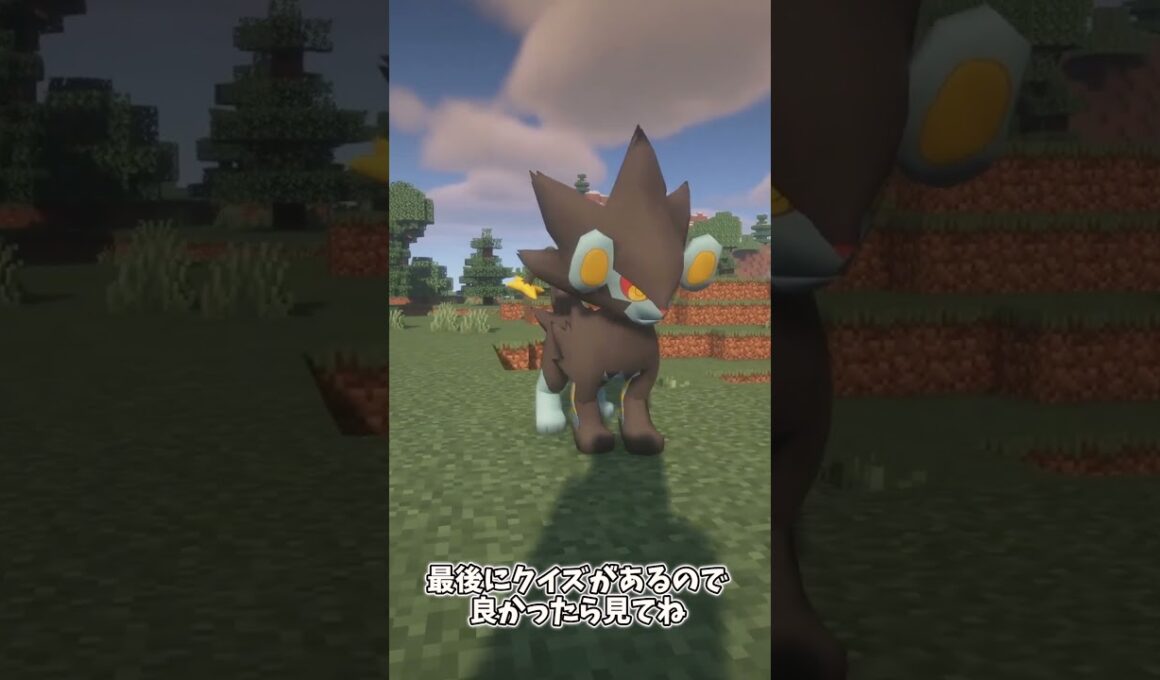 【ポケモンクイズ】　エレキブル　レントラー　ライチュウ　クールなポケモンたちの共通はなに？　 #マイクラ #pokemon  #ポケモン