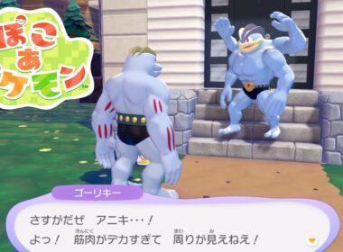 【ぽこあポケモン】ゴーリキーとカイリキーの特殊会話【ぽこポケ/Switch2】